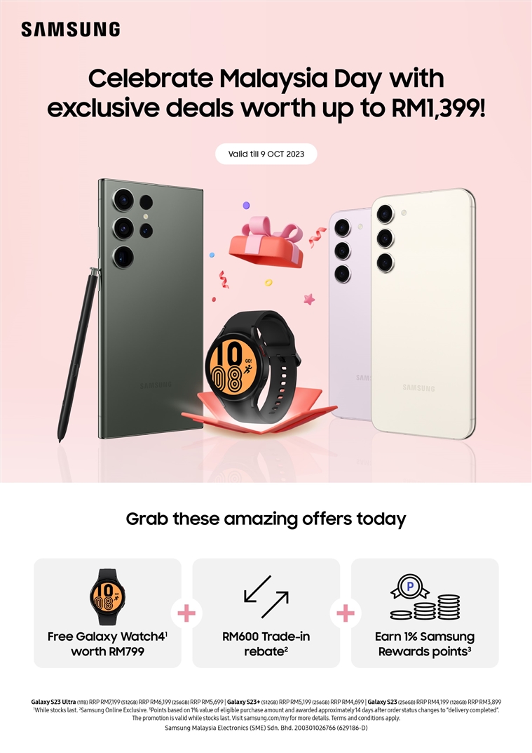 Samsung Galaxy S23 Series Promo - Galaxy Watch4