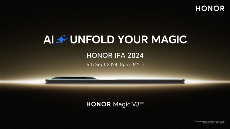 HONOR Magic V3 Unveil at IFA 2024 folding