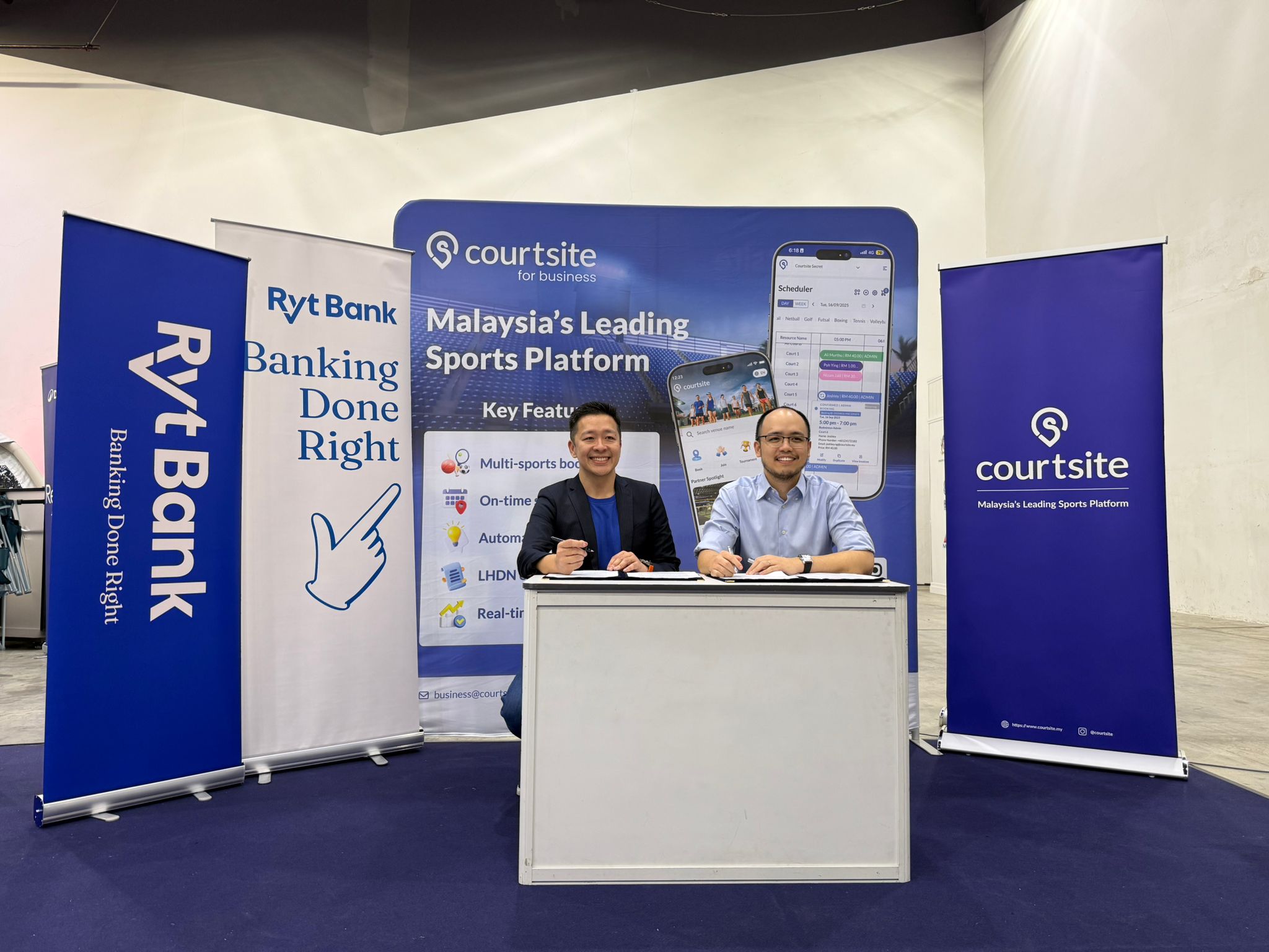 Ryt Bank Courtsite MOU Signing sports